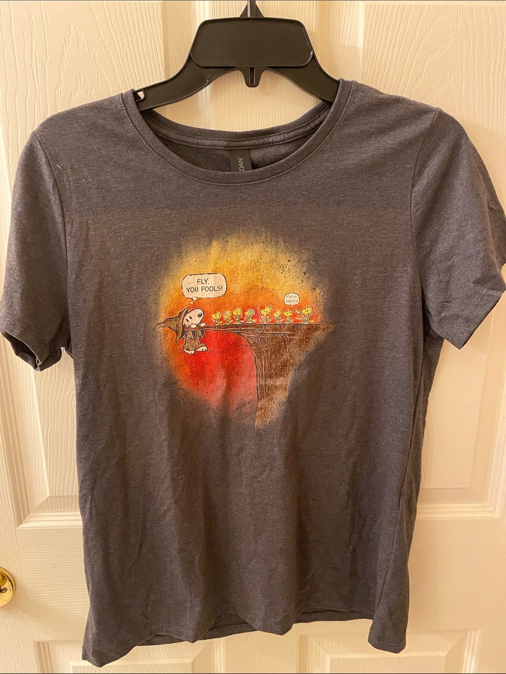 Snoopy Gandalf LOTR Lord of the Rings Size M Women’s T-shirt